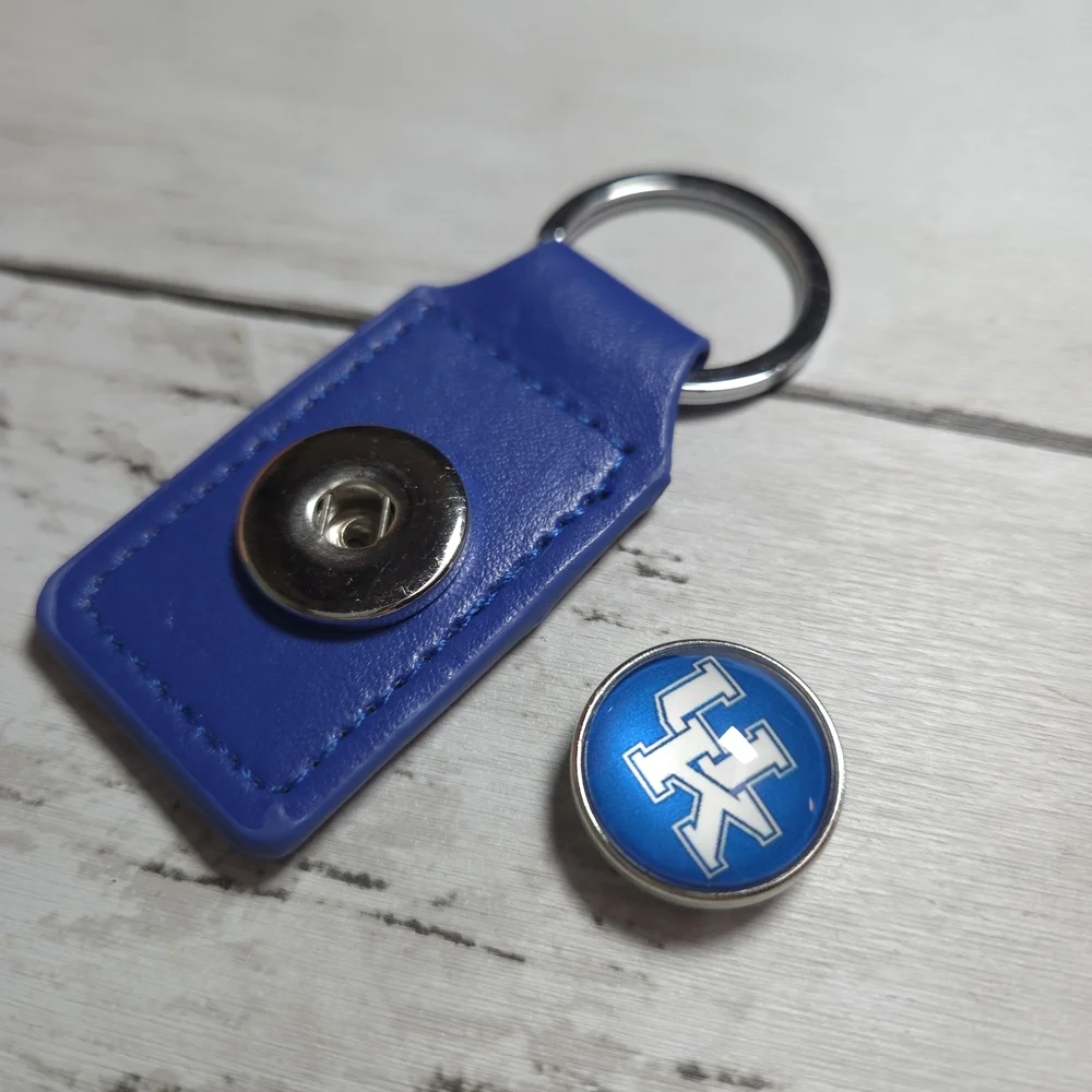 Blue Keychain with UK Logo